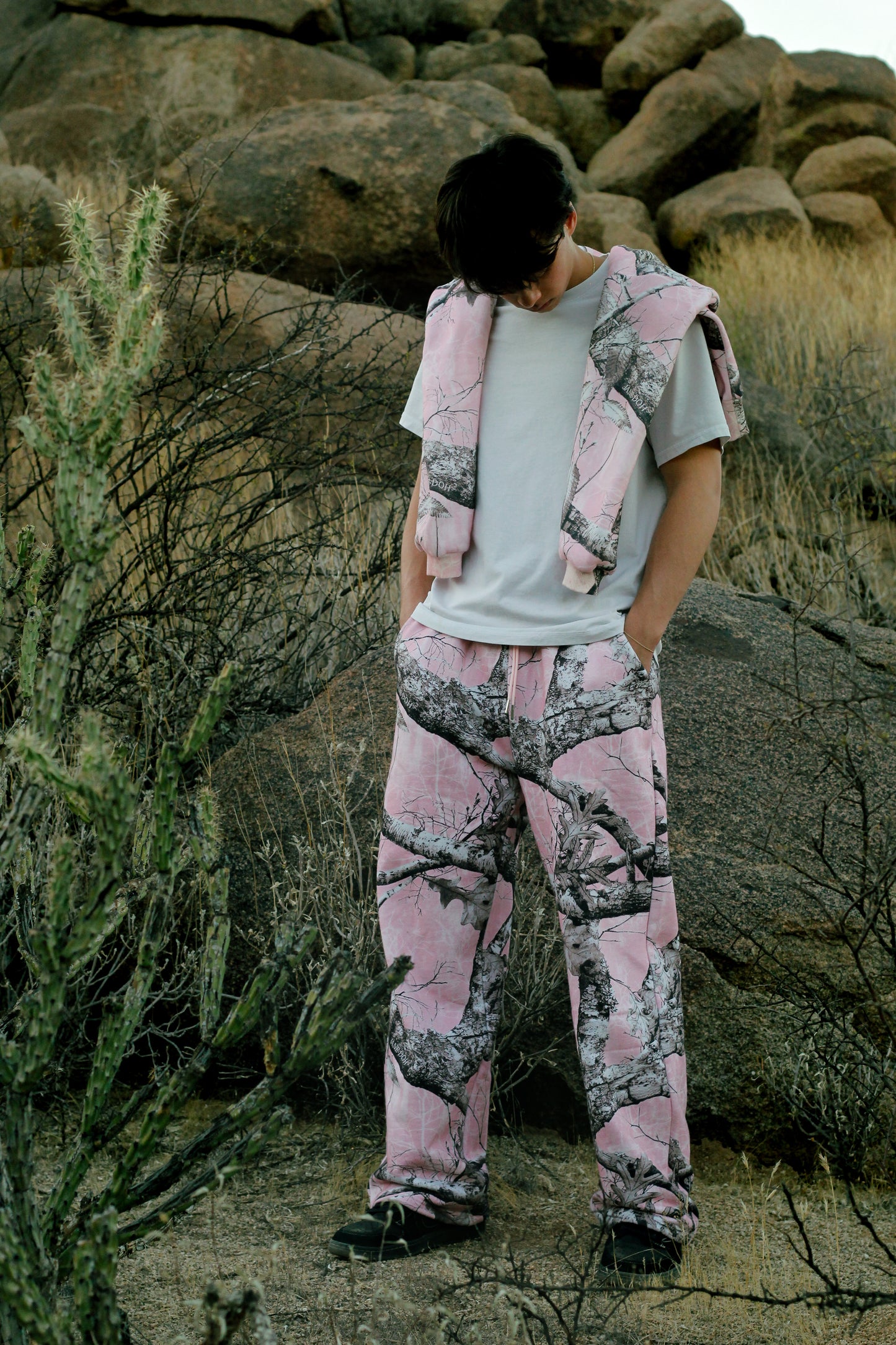 Cool girl camo WIDE LEG SWEATS