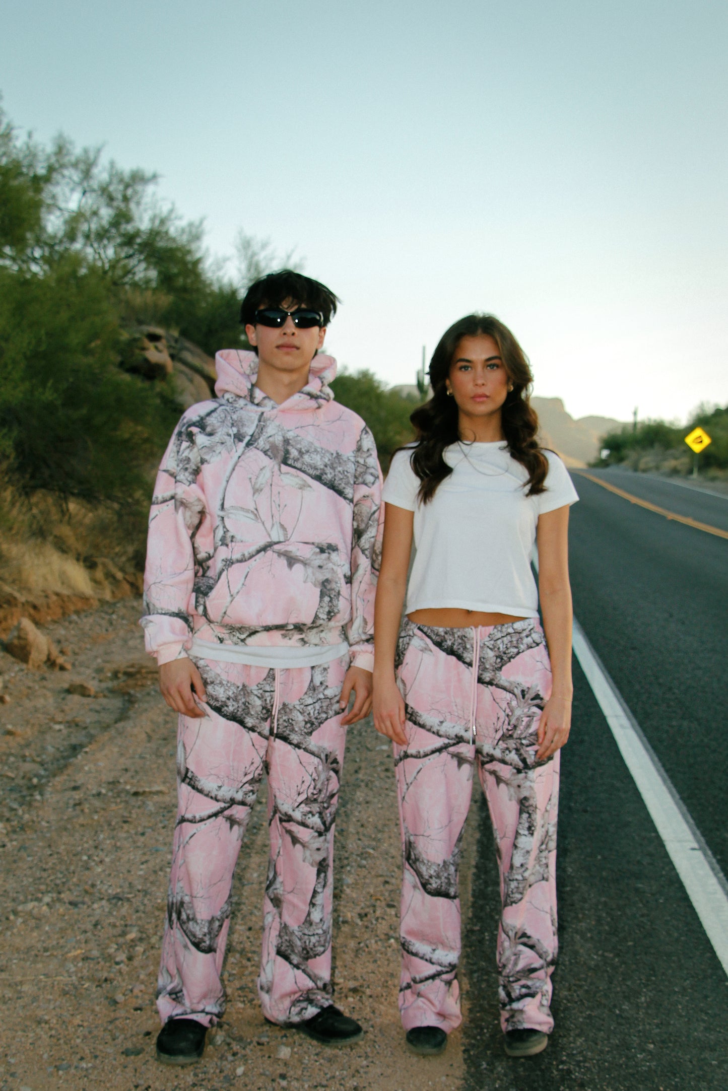 Cool girl camo WIDE LEG SWEATS