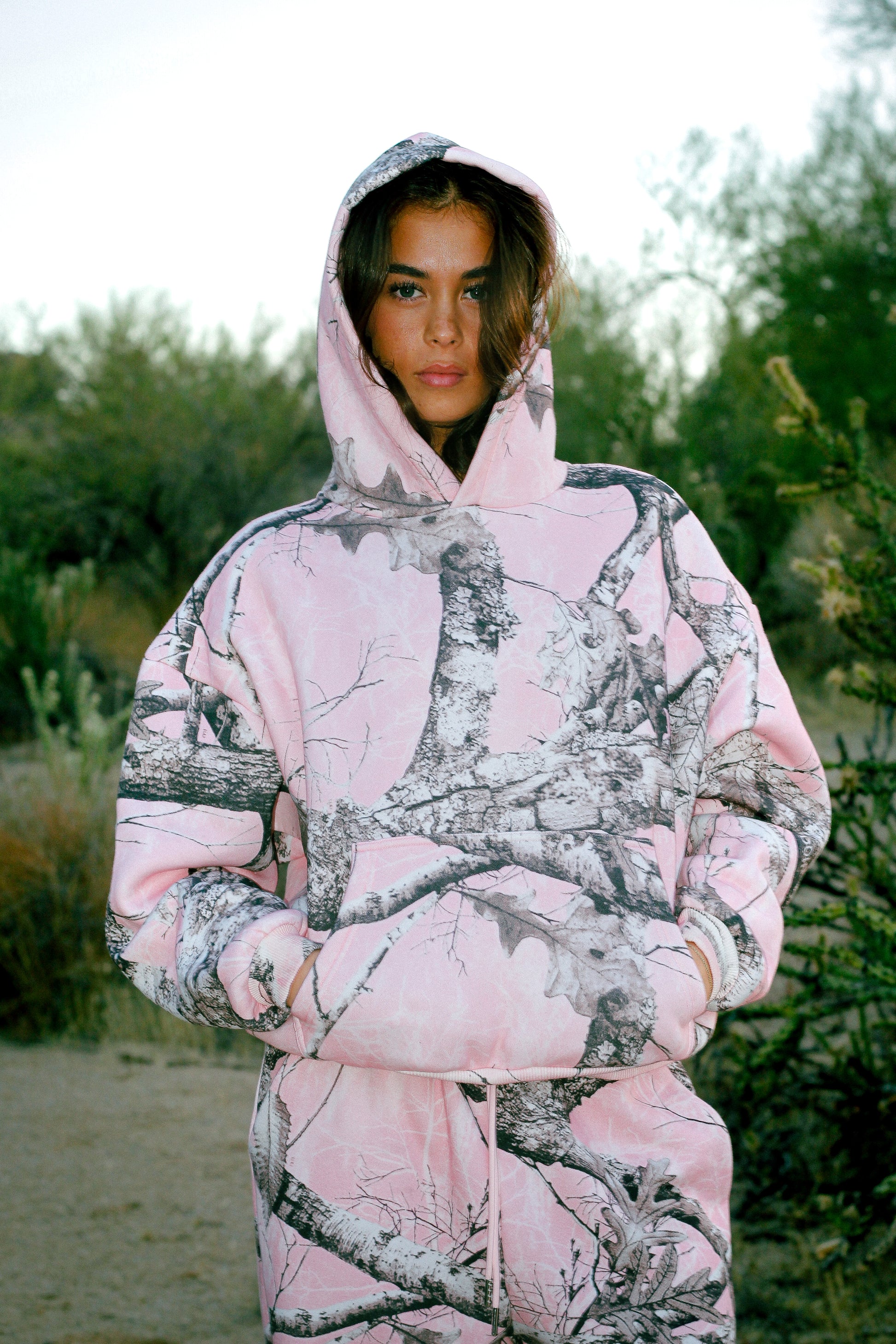 Cool girl camo hoodie